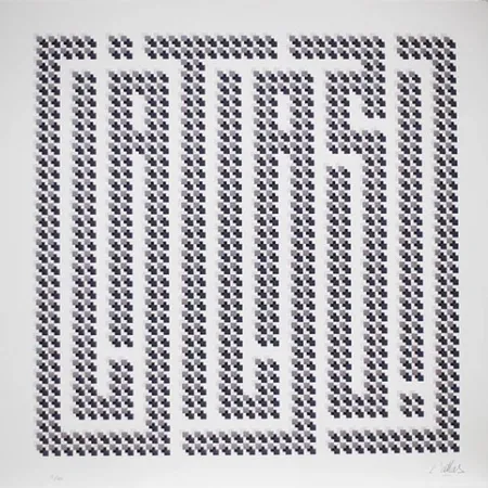 Lithografie L'atlas - Squares series #2