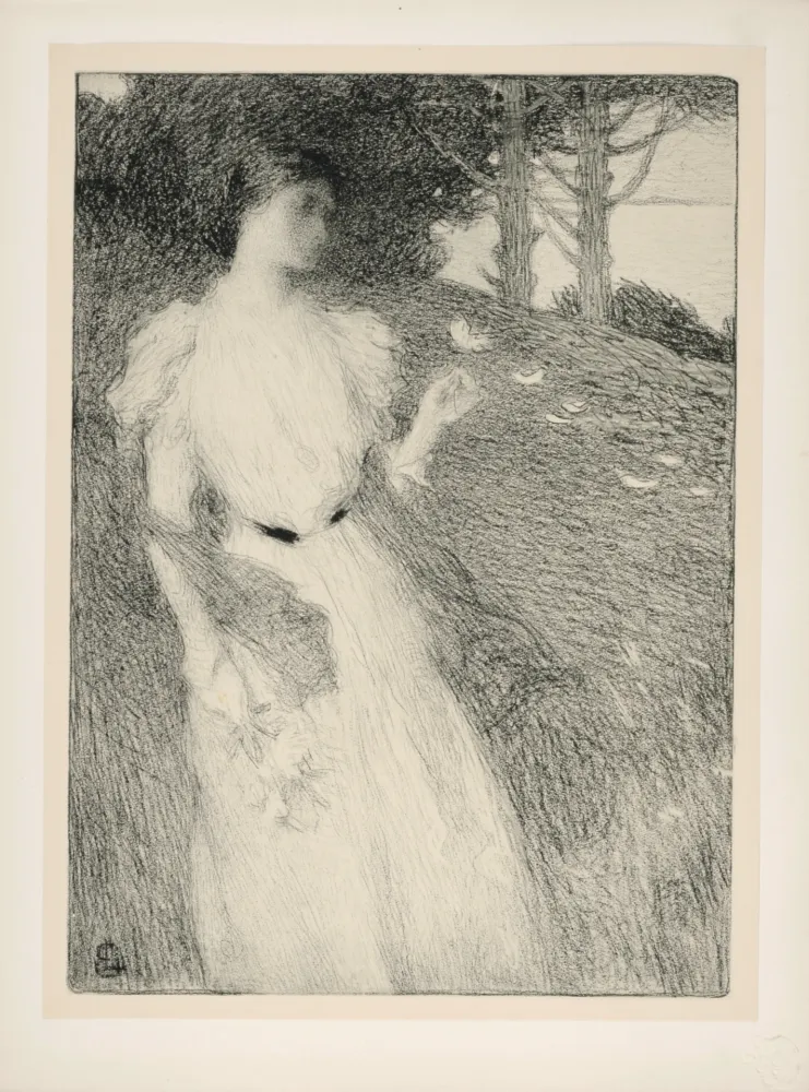 Lithografie Laurent - Soir d'Octobre, 1897