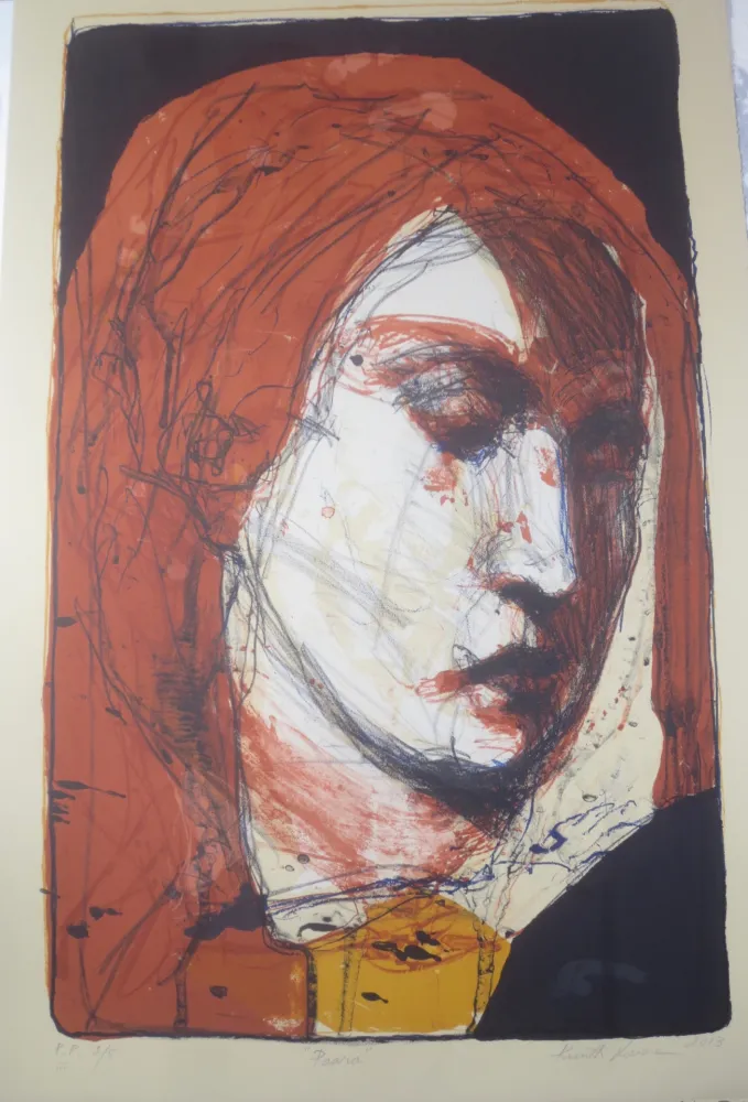 Lithografie Lavonen - Paara