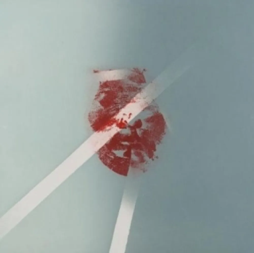 Aquatint Le Brocquy - La mort d'un héros