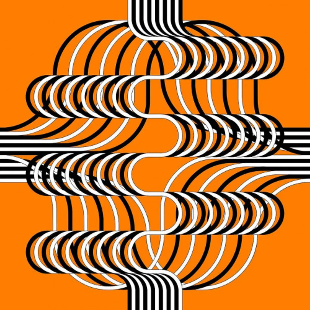 Lithografie Le Parc - Larga marcha, 4 bifurcaciones, 13