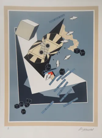 Lithografie Le Yaouanc - Les ouvertures n'ont pas de domicile fixe