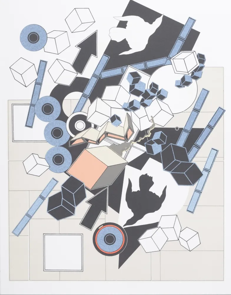 Lithografie Le Yaouanc - L'œuvre des Hommes : l'Air