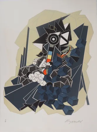 Lithografie Le Yaouanc - Monutens