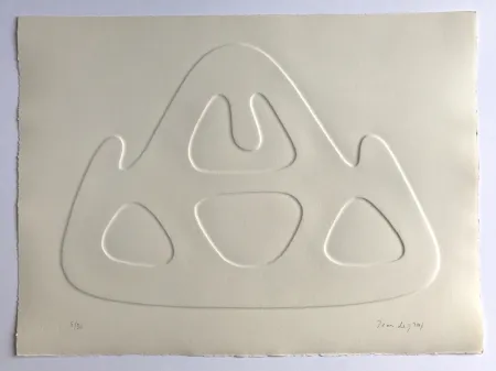 Reliëf Legros - Estampage géométrique inspiré des reliefs