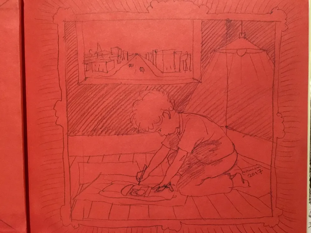 Geïllustreerd Boek Lehrer - Rocket Boy