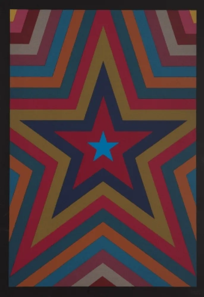 Zeefdruk Lewitt - Olympic Centennial
