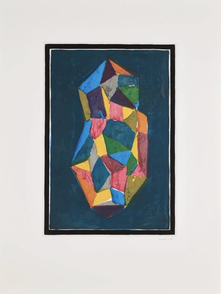 Ets En Aquatint Lewitt - Plate #5 (from Complex Forms)