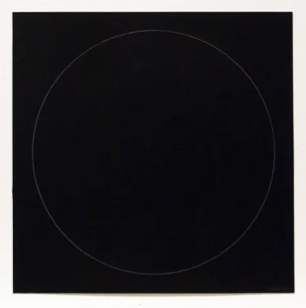 Ets En Aquatint Lewitt - Six Geometric Figures - Circle