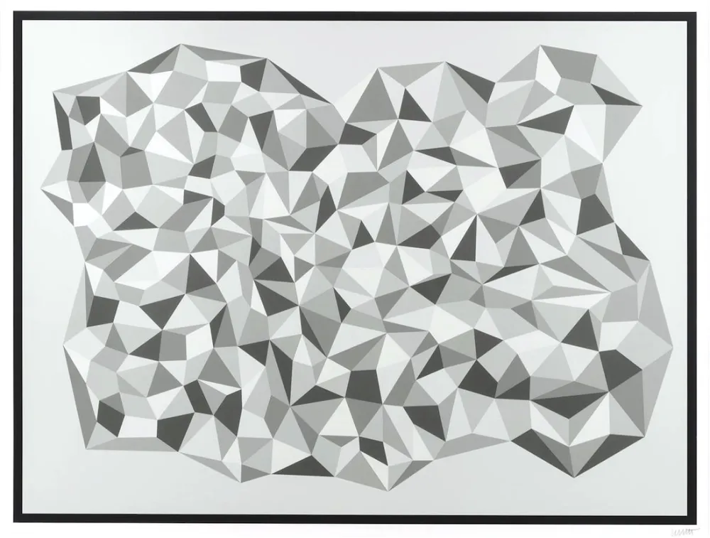 Zeefdruk Lewitt - Untitled