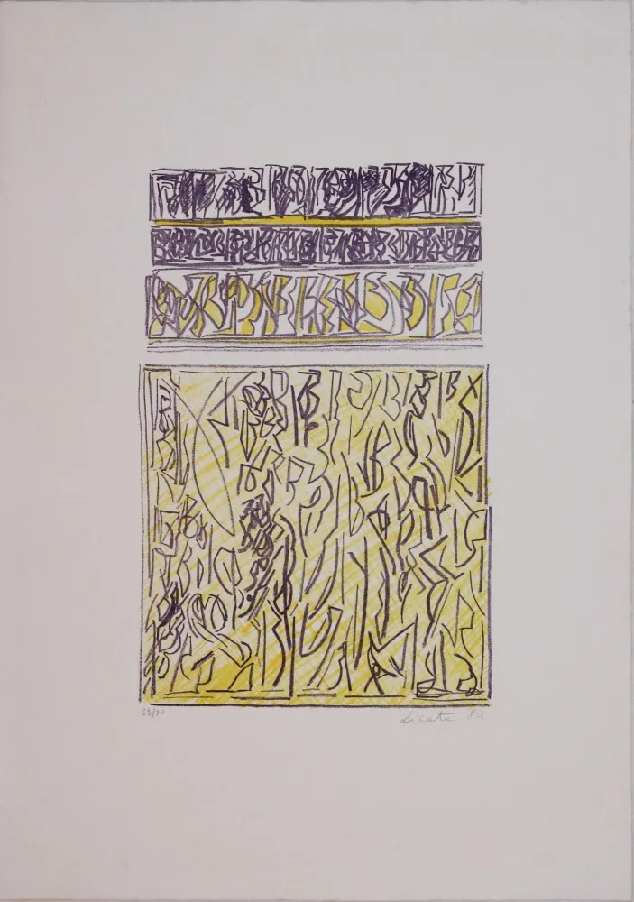 Lithografie Licata - Untitled