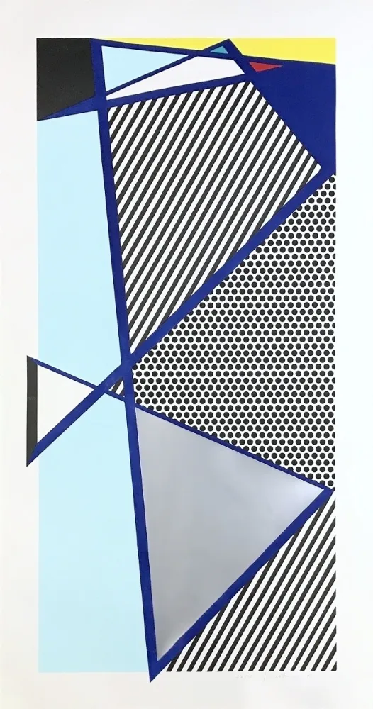 Zeefdruk Lichtenstein -  Imperfect print for B.A.M. 