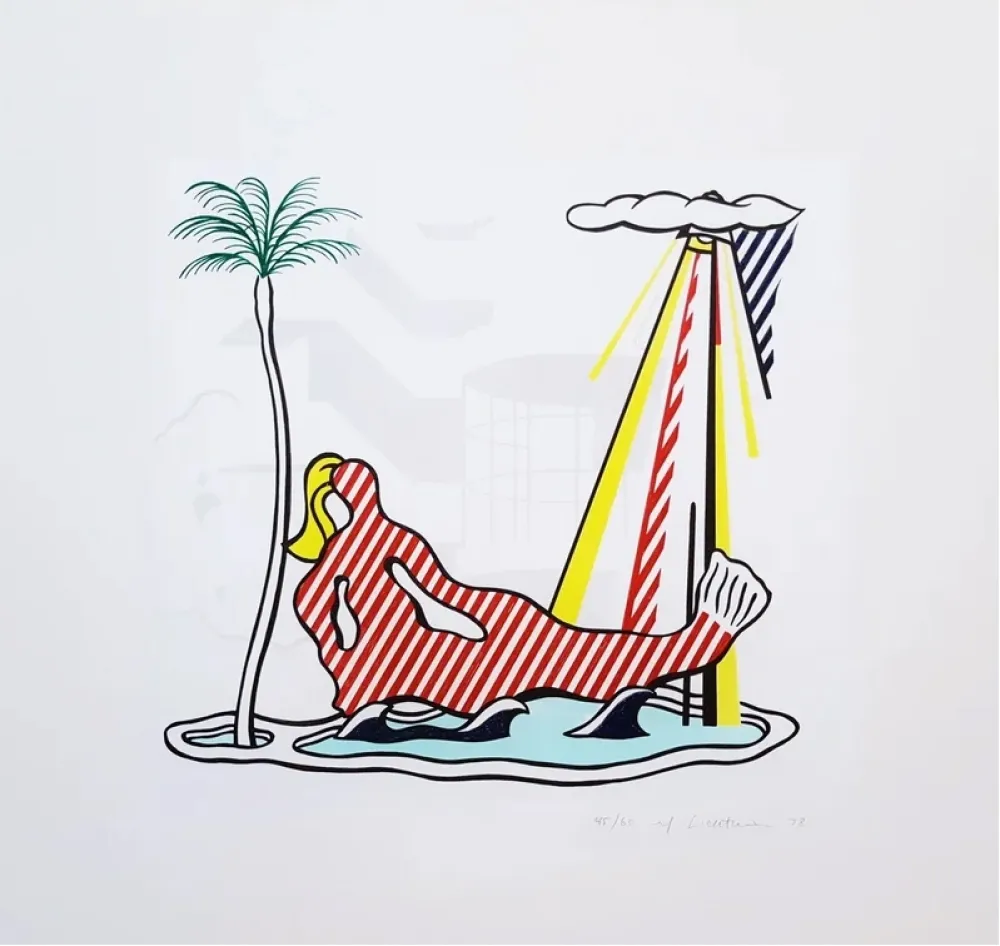 Lithografie Lichtenstein - Mermaid C.158