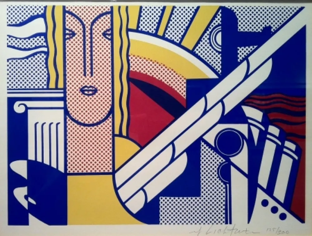 Zeefdruk Lichtenstein - Modern Art Poster