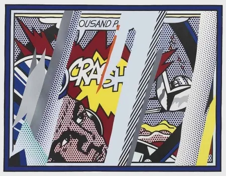 Lithografie Lichtenstein - Reflections on Crash, from: Reflections (C. 239) 