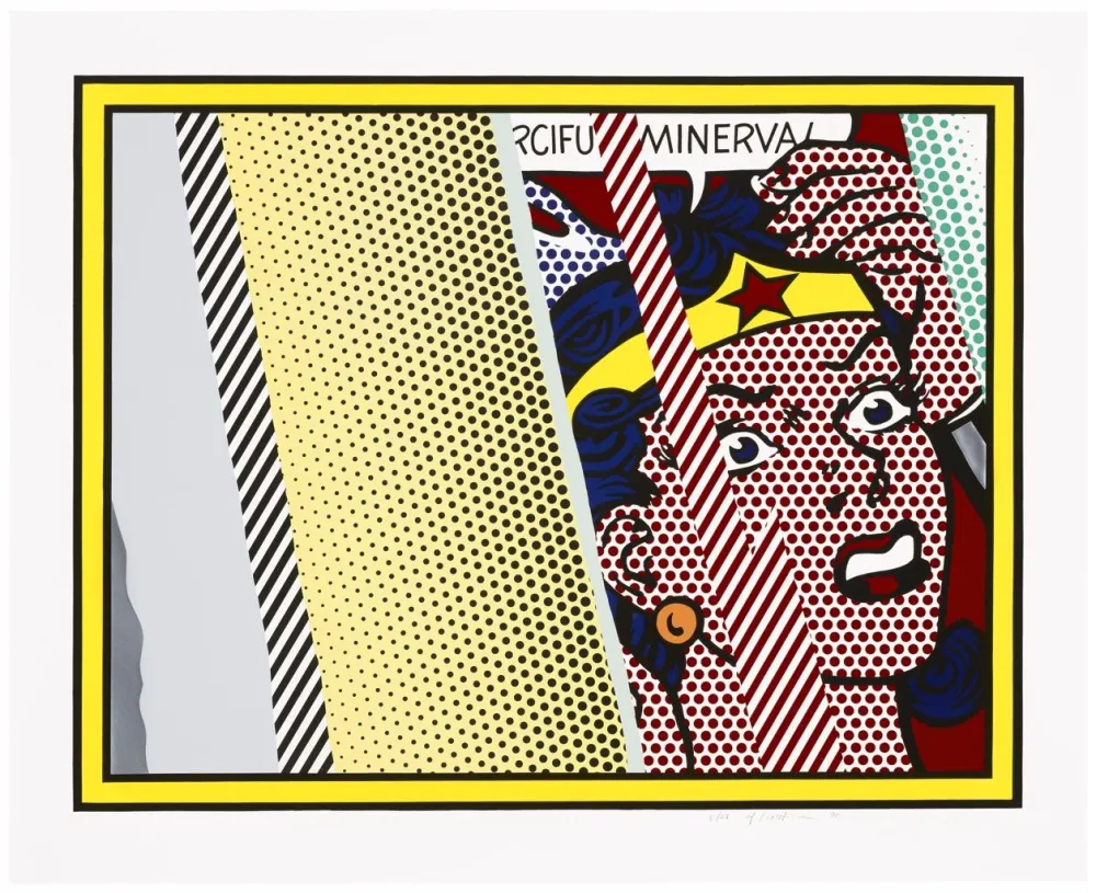 Lithografie Lichtenstein - Reflections on Minerva from Reflections Series