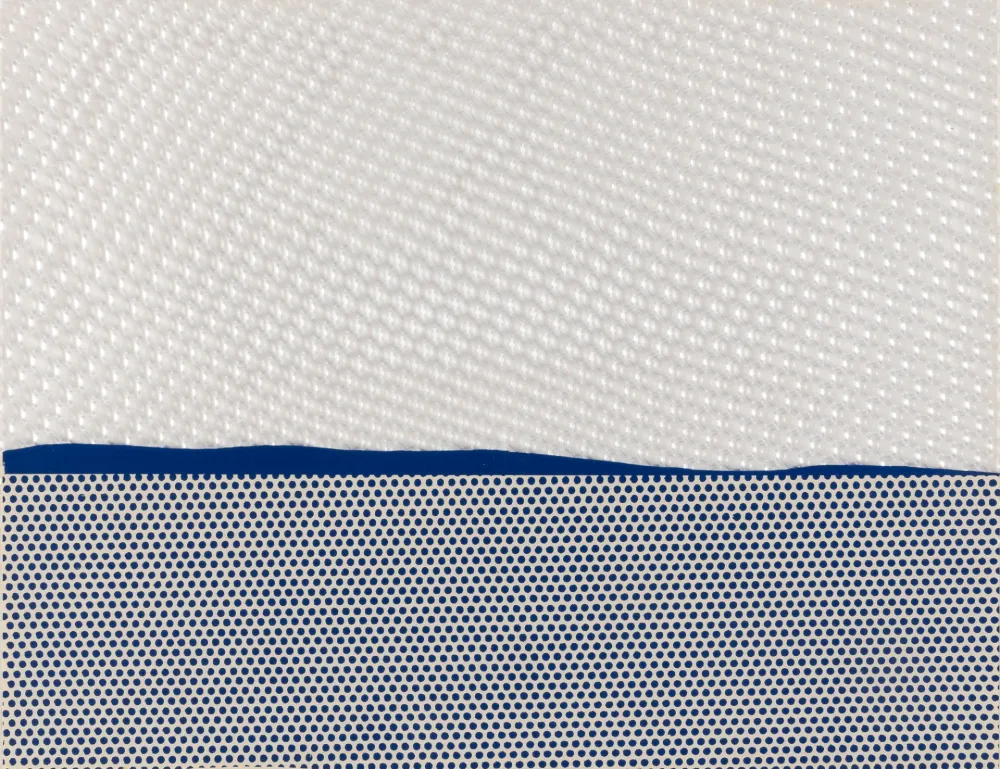 Zeefdruk Lichtenstein - Seascape (I)