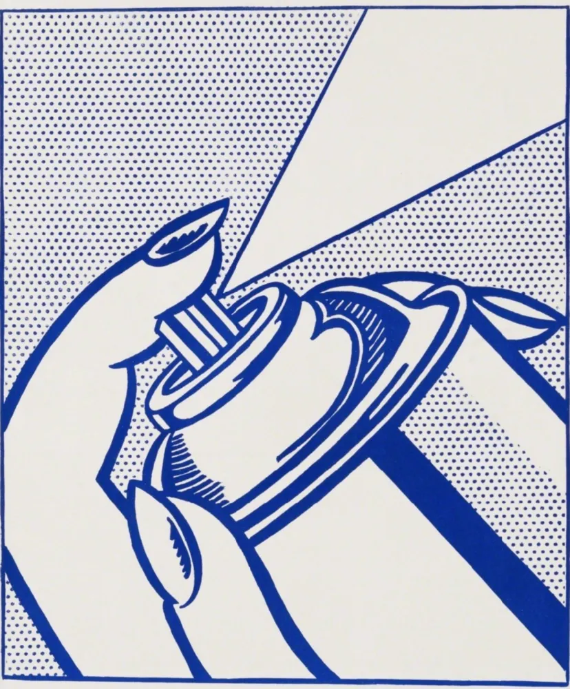 Lithografie Lichtenstein - Spray Can