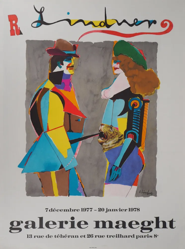 Geïllustreerd Boek Lindner - Les amoureux