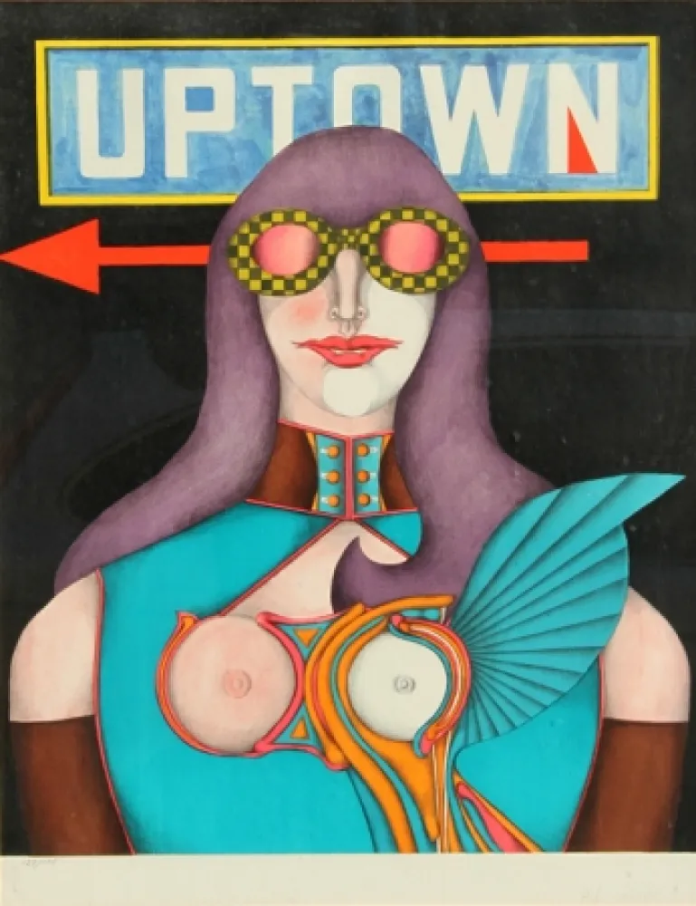 Lithografie Lindner - Uptown