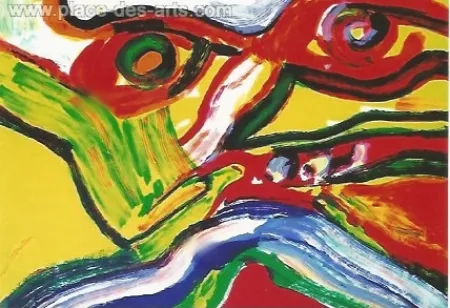 Lithografie Lindstrom - Composition III