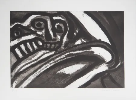 Aquatint Lindstrom - Deux personnages