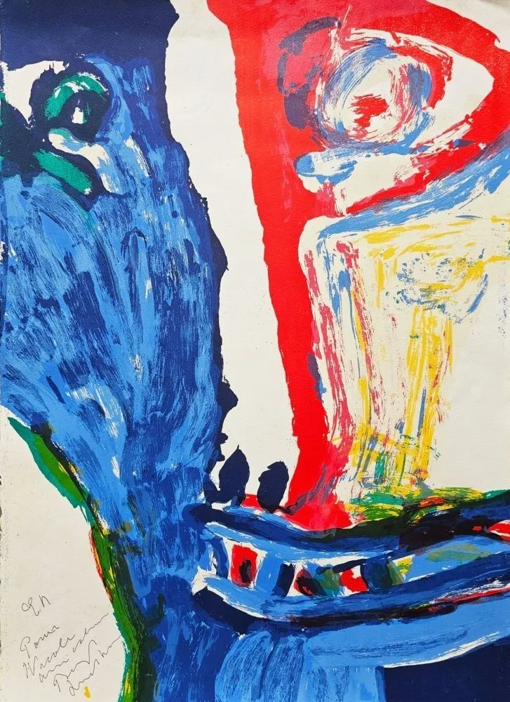 Lithografie Lindstrom - Le Visage