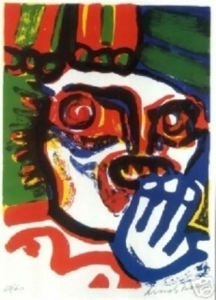 Lithografie Lindstrom - Tête