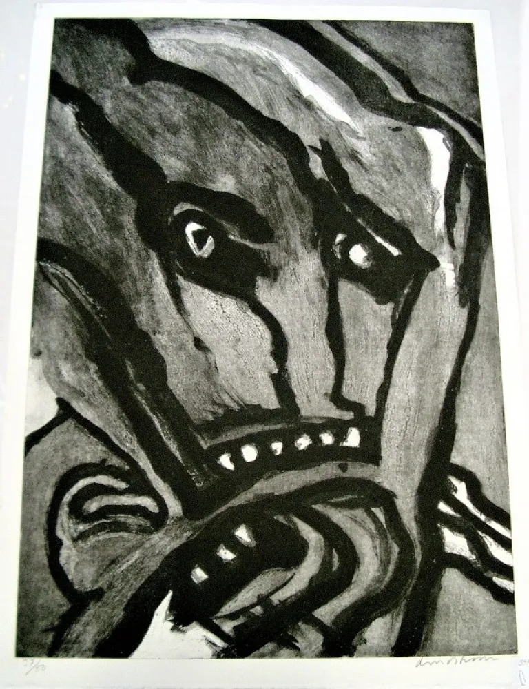 Ets En Aquatint Lindstrom - Untitled