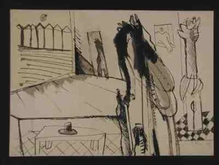 Zeefdruk Llona - Sans titre