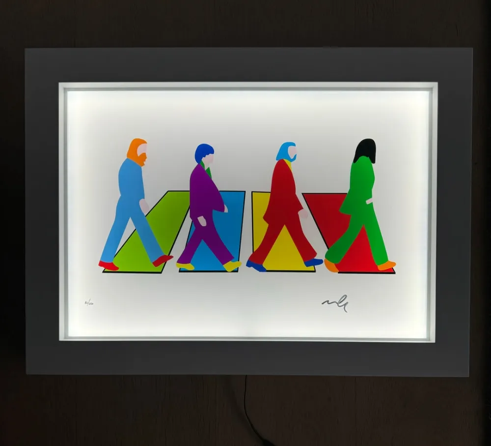 Zeefdruk Lodola - The fab Four (PVC)