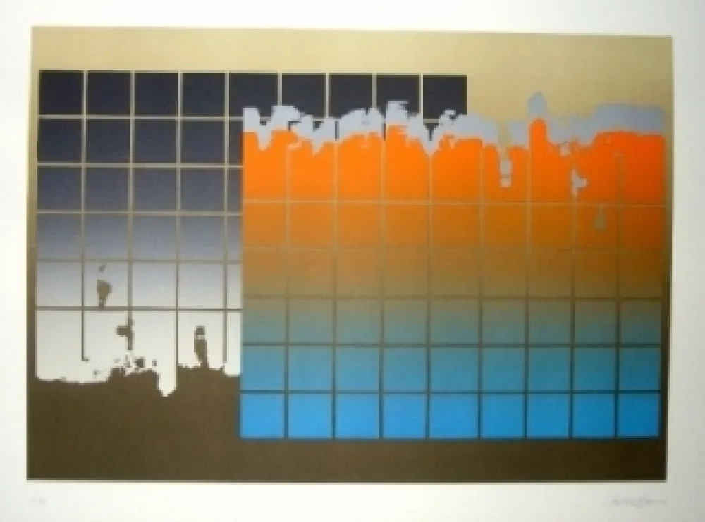 Lithografie Lopez Osornio - La otra geometria 7