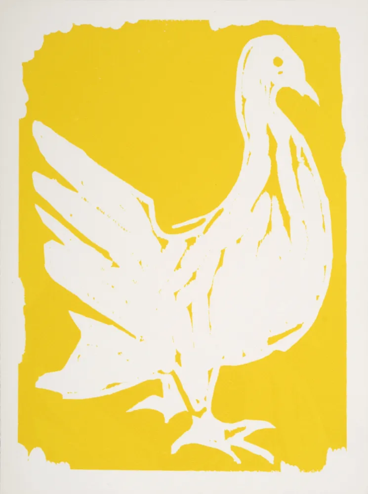 Houtsnede Lorjou - La Colombe, 1965