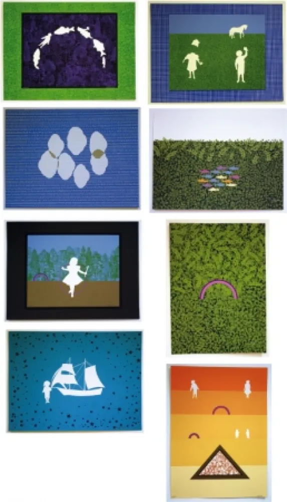 Lithografie Maglione - Les enfants dans la prairie