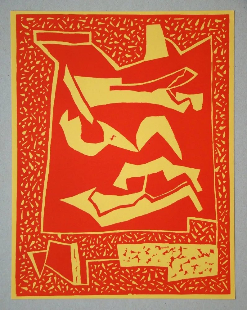 Houtsnede Magnelli - Sans titre