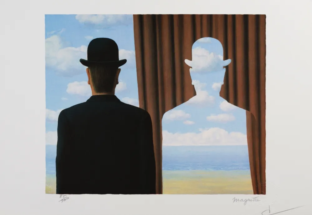 Lithografie Magritte - Décalcomanie (Decalcomania)