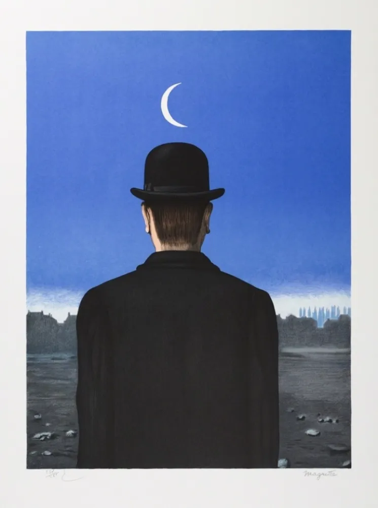 Lithografie Magritte - Le Maître d'École