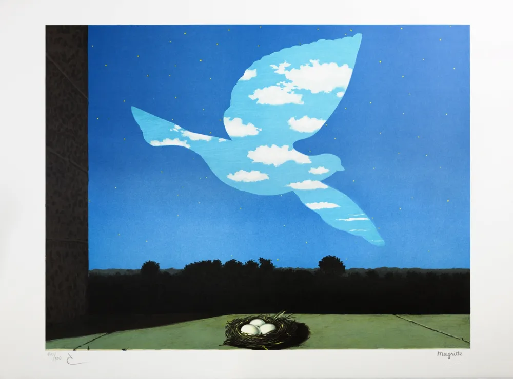 Lithografie Magritte - Le Retour (The Return)
