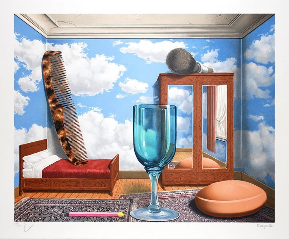 Lithografie Magritte - Les Valeurs Personnelles