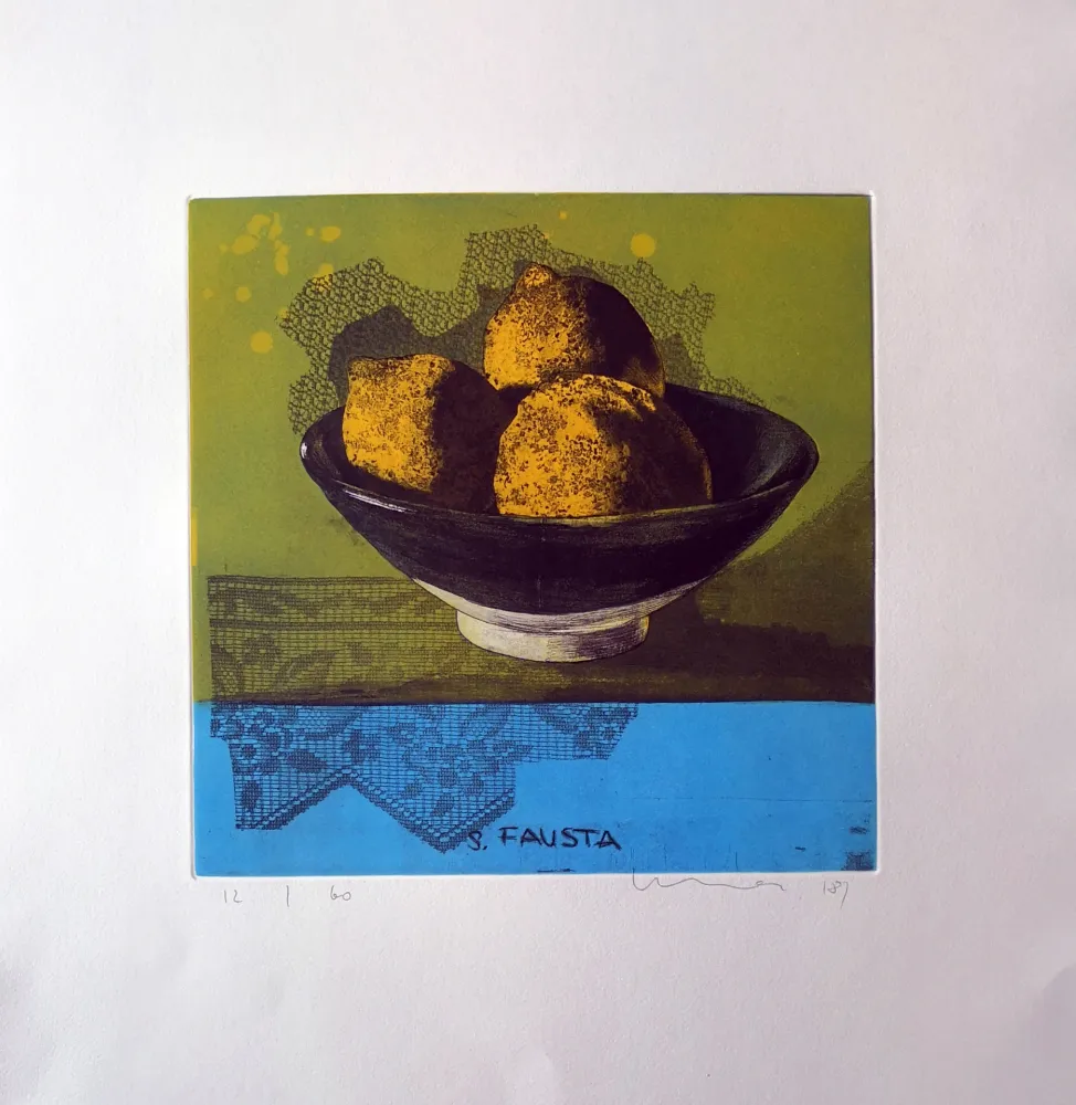 Ets En Aquatint Mair - S.Fausta