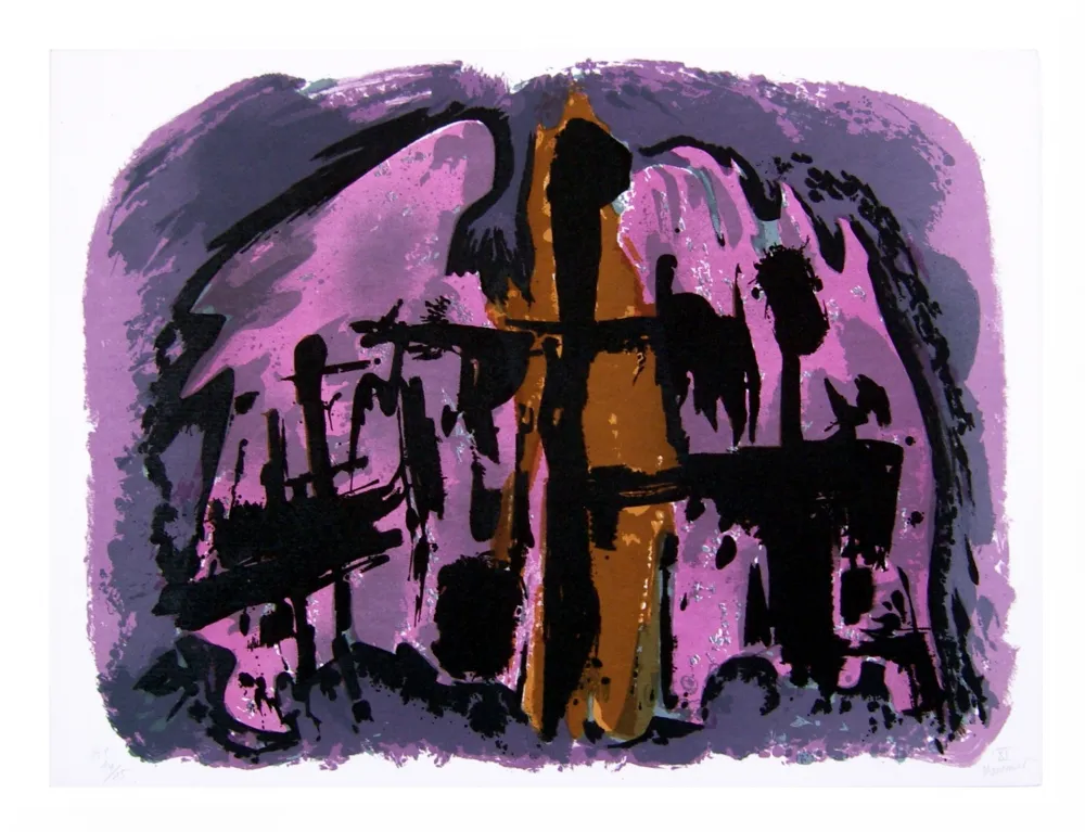 Lithografie Manessier - Suite de Pâques