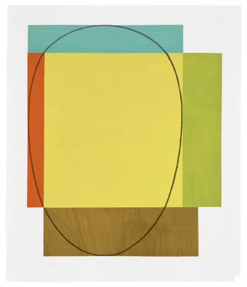 Houtsnede Mangold - Five Color Frame