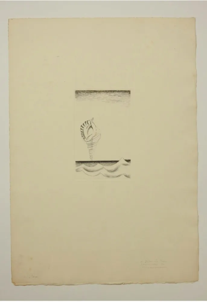 Ets Marcoussis - Chantre, planche 8 pour « Alcools »