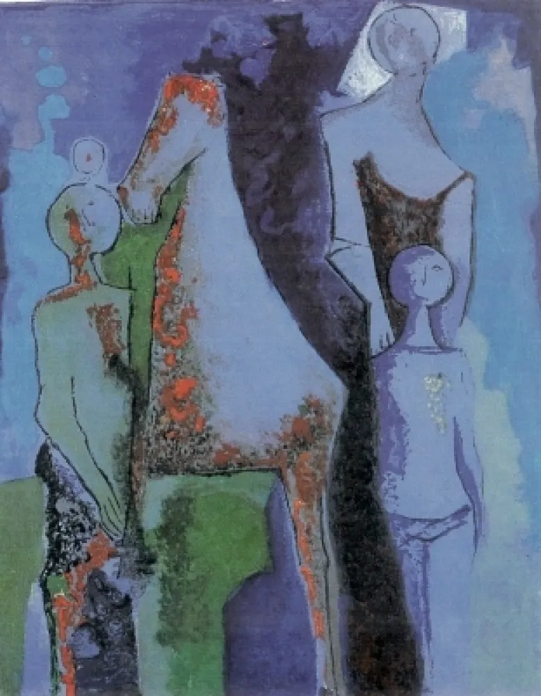 Ets En Aquatint Marini - From Shakespeare I, plate IV