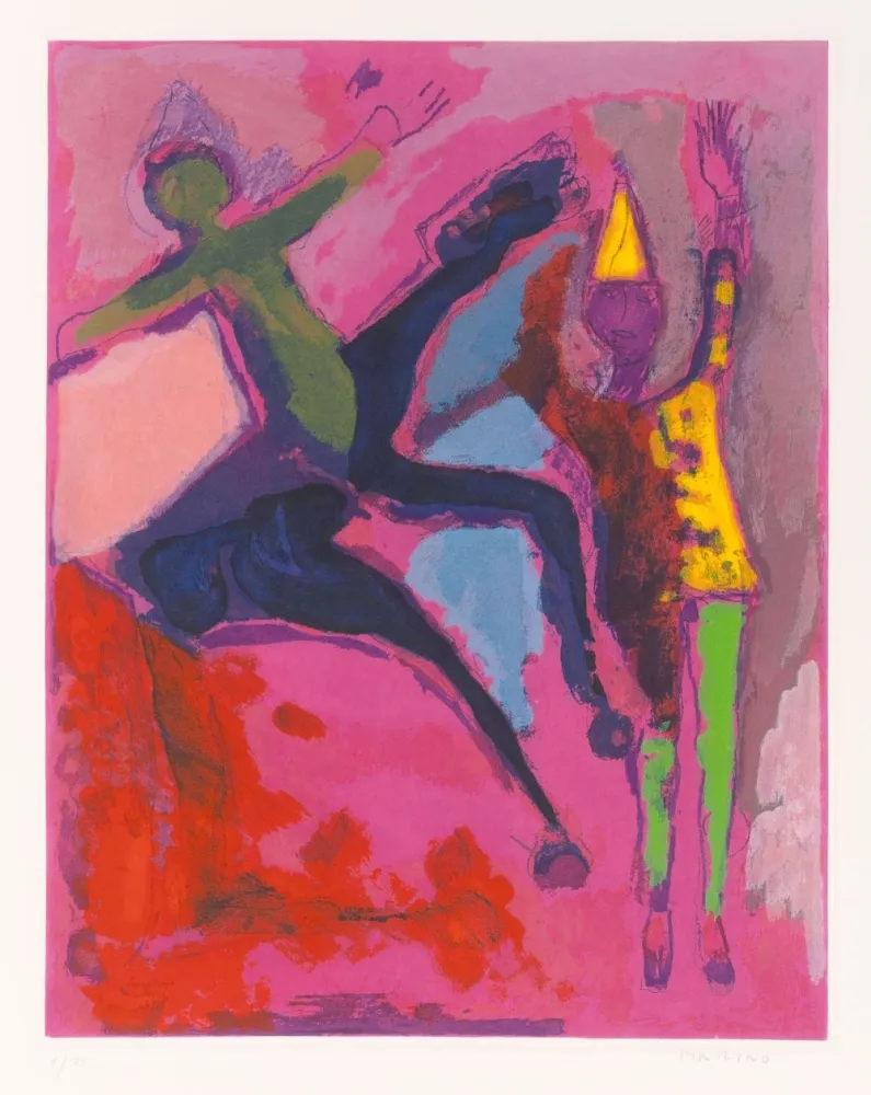 Ets En Aquatint Marini - Marino from Shakespeare II, plate VI