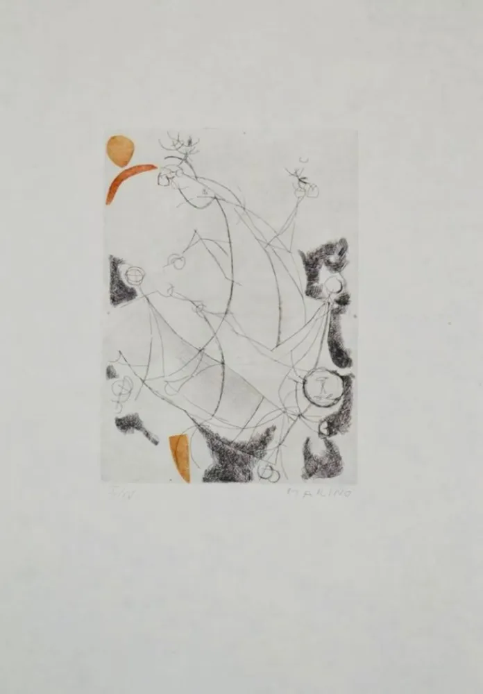 Ets En Aquatint Marini - Portfolio A-55 Miracolo