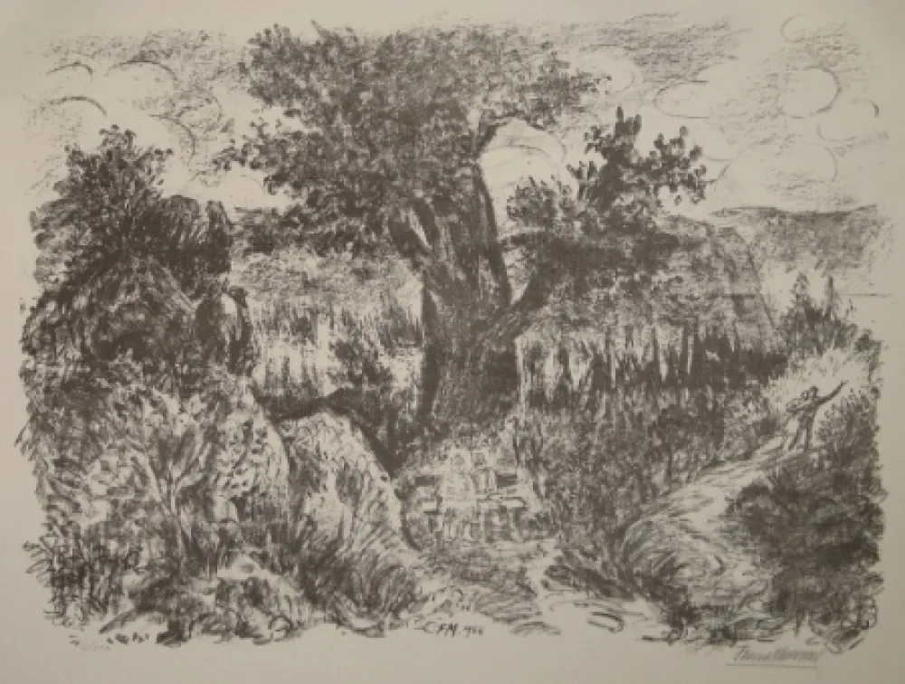 Lithografie Masereel - (Das Alter)