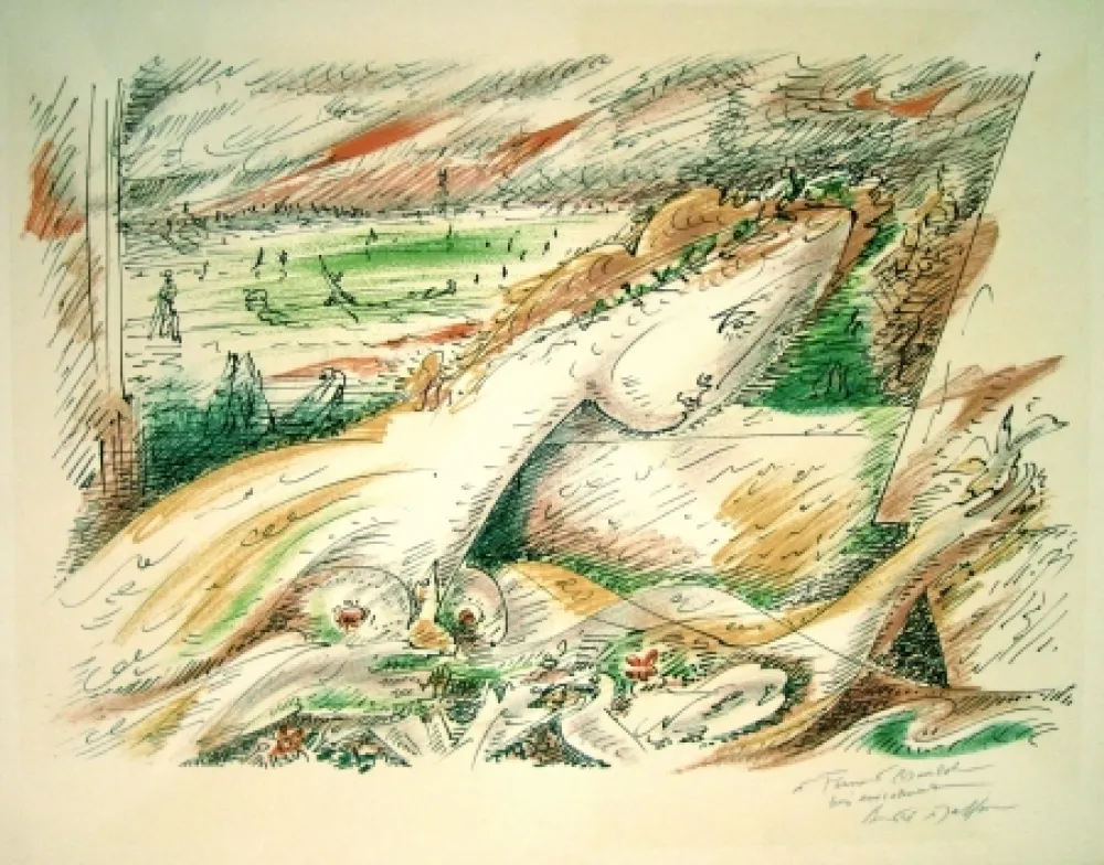 Lithografie Masson - Dalia from “Je rêve” Portfolio