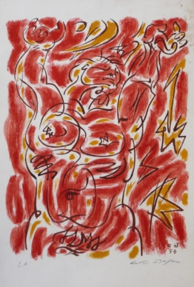 Lithografie Masson - Sans titre