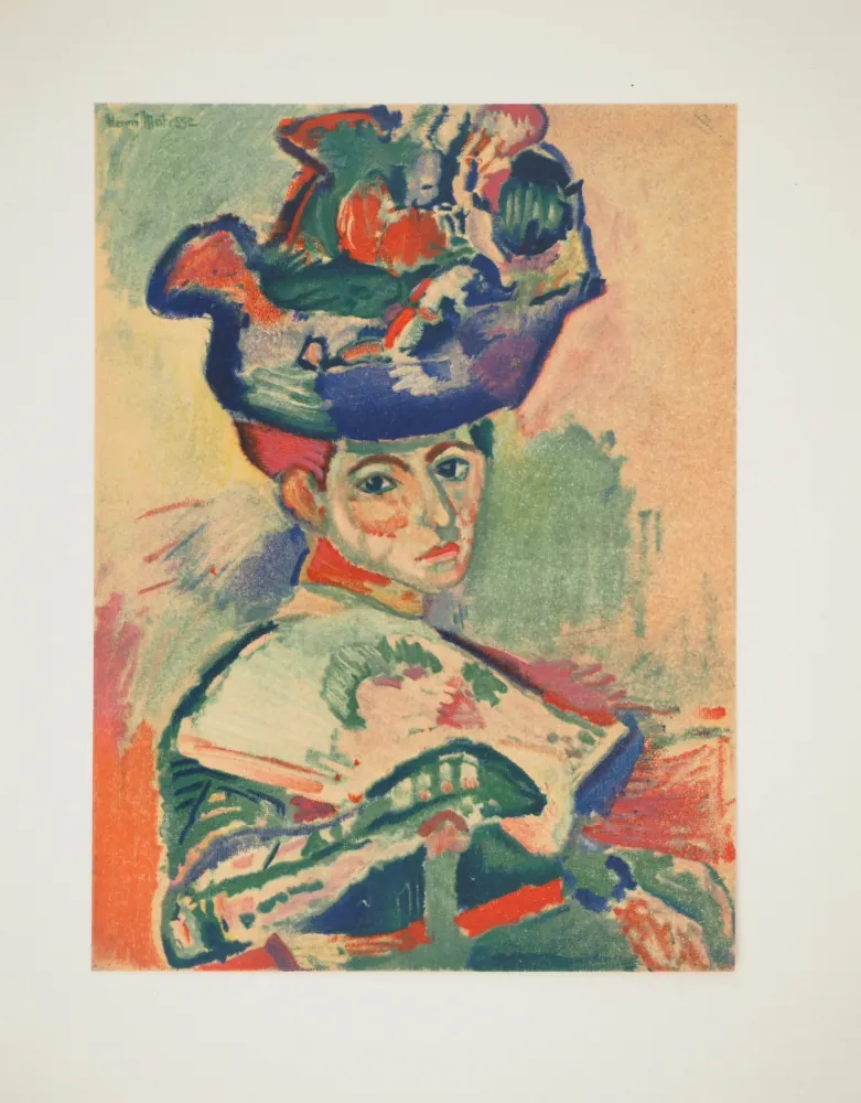 Lithografie Matisse - Femme au chapeau (Madame Matisse)